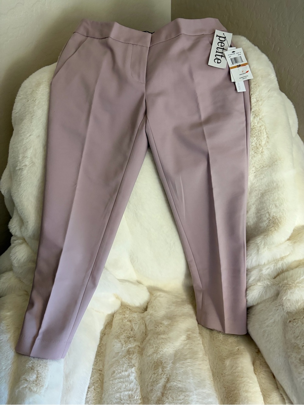 Amanda & Chelsea Petite Ankle Pants in Dusty Mauve
